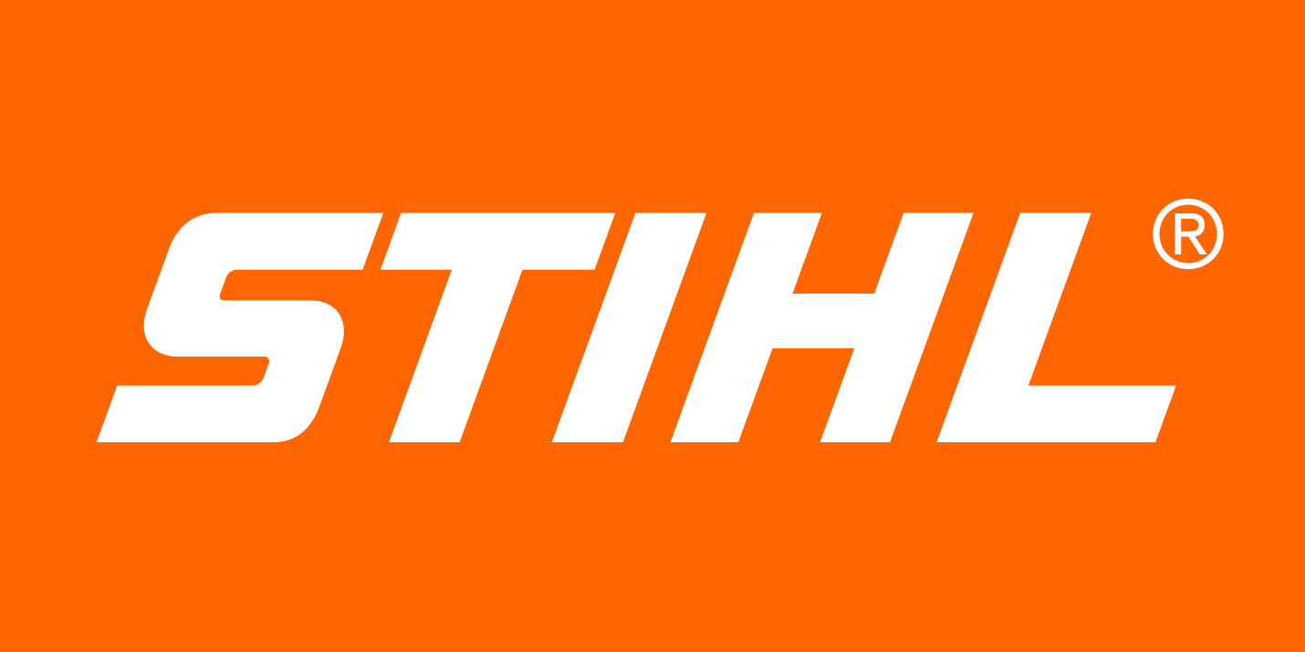 The STIHL Company Logo With Orange Background